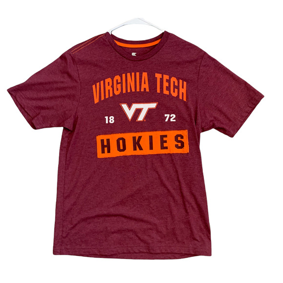 Colosseum Men's Size M Virginia Tech VT Hokies NCAA Short Sleeve T-Shirt New - Picture 1 of 8